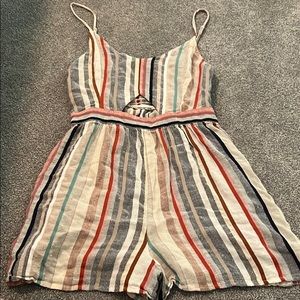 American eagle striped romper